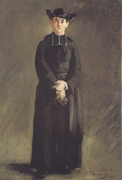 Portrait de l'abbe Hurel (mk40), Edouard Manet